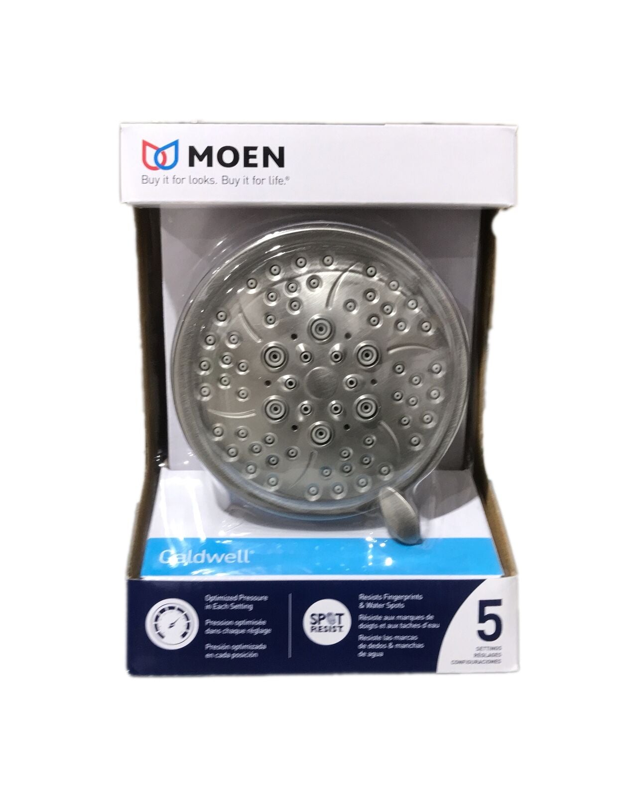 Moen Caldwell Spot Resist Brushed Nickel Shower Head 2.5-GPM