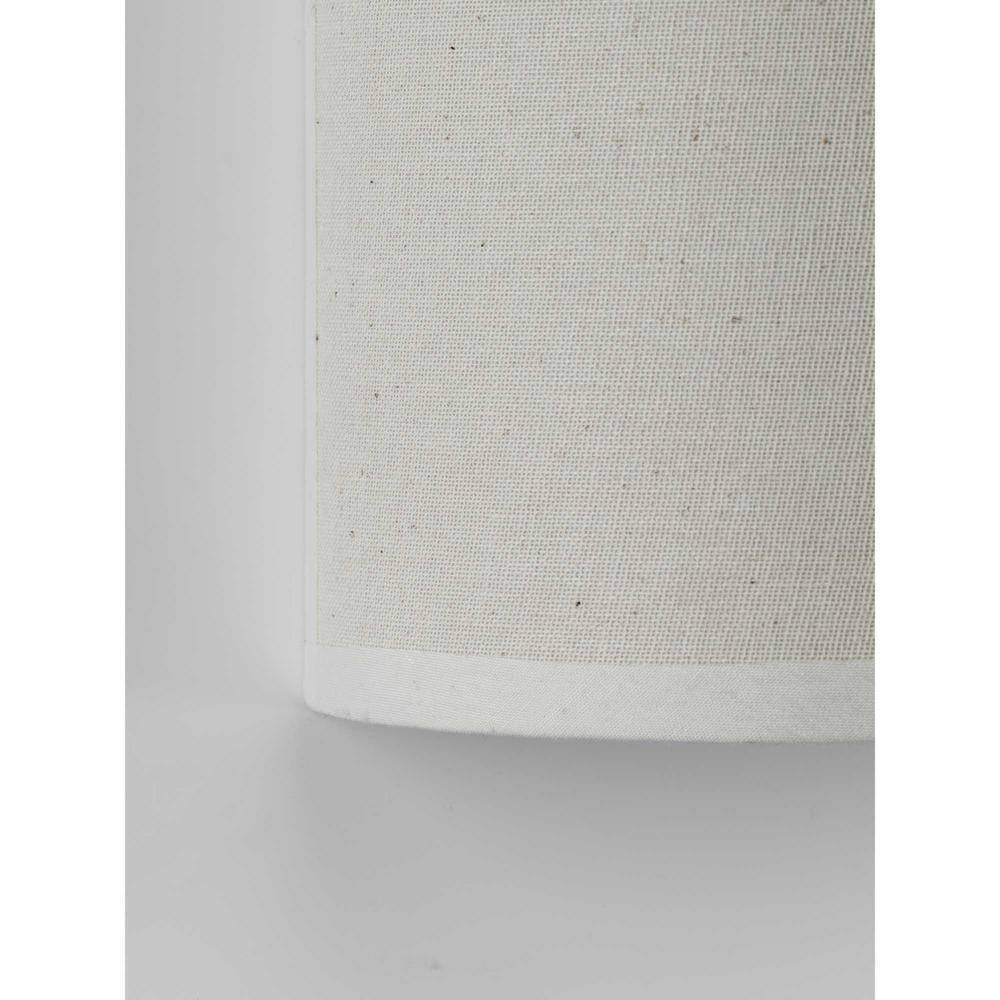Progress Lighting Inspire 9-Watt White Linen Integrated LED Hallway Wall Sconce