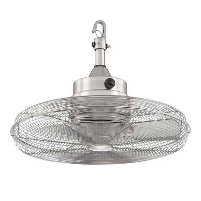 Home Decorators Collection Calthorpe 20 in. Portable Brushed Nickel Ceiling Fan