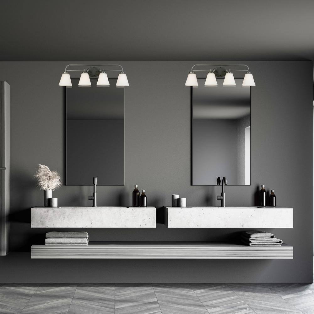 Eglo Mayview 4-Light Graphite Bathroom Vanity Light