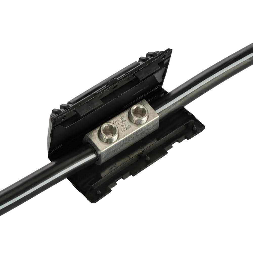 NSI #2 - 4/0 AWG In-Line Gel Splice Kit with Connector Black ESGS-4/0
