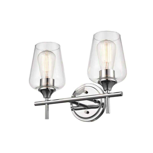 Millennium Lighting 13.75 in. 2-Light Chrome Vanity Light 9702-CH