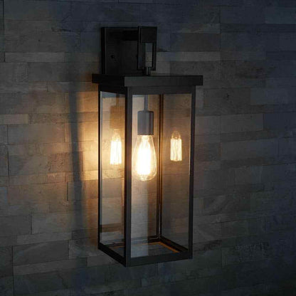 Millennium Lighting 22 in. 1-Light Powder Coat Black Outdoor Wall-Light Sconce