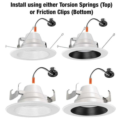 CE 6 in. CCT 30 Lighting Options Integrated Integrated LED Recessed Light Trim