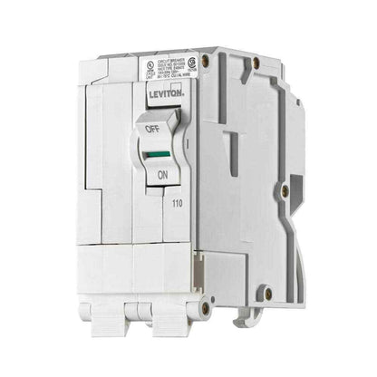 Leviton Branch Circuit Breaker Standard 2-Pole 110A 120V/240V Hydraulic Magnetic