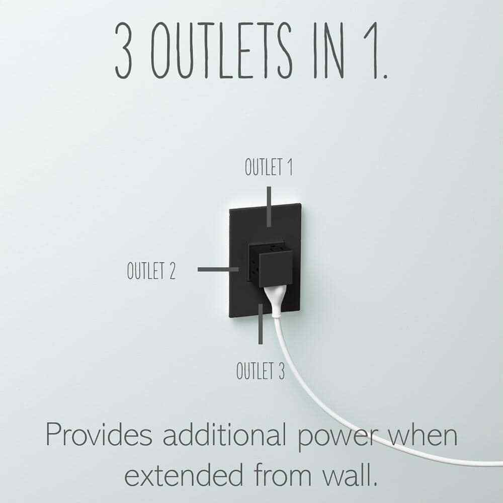 Legrand adorne 15 Amp 125-Volt Tamper Resistant 1-Gang Pop-Out Outlet Graphite