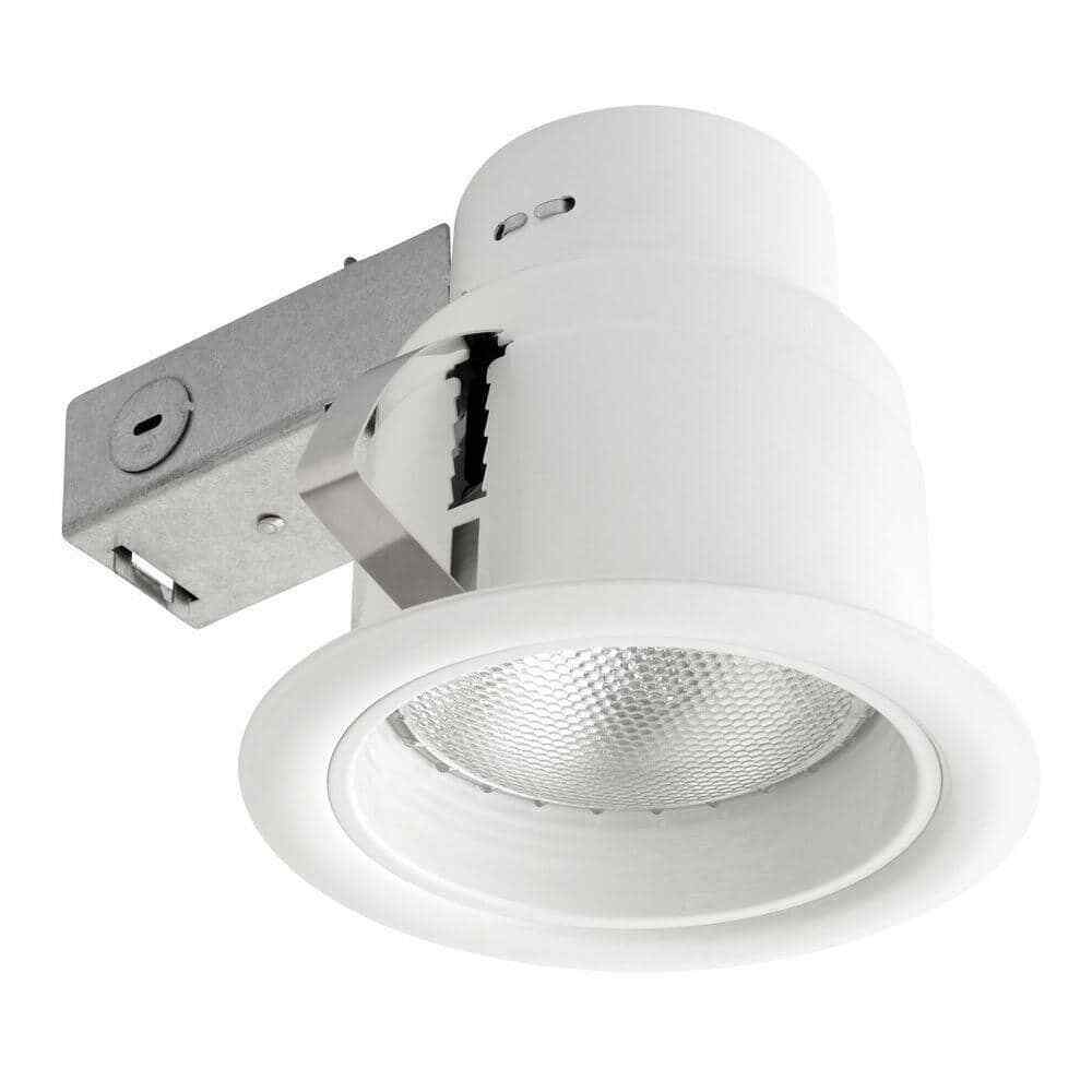 Globe Electric 5 in. Open White Recessed Lighting Kit 90671