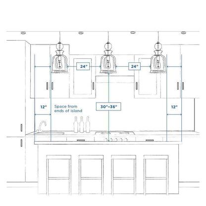 Progress Lighting Briarwood 4-Light Bleached Oak Farmhouse Chandelier Light