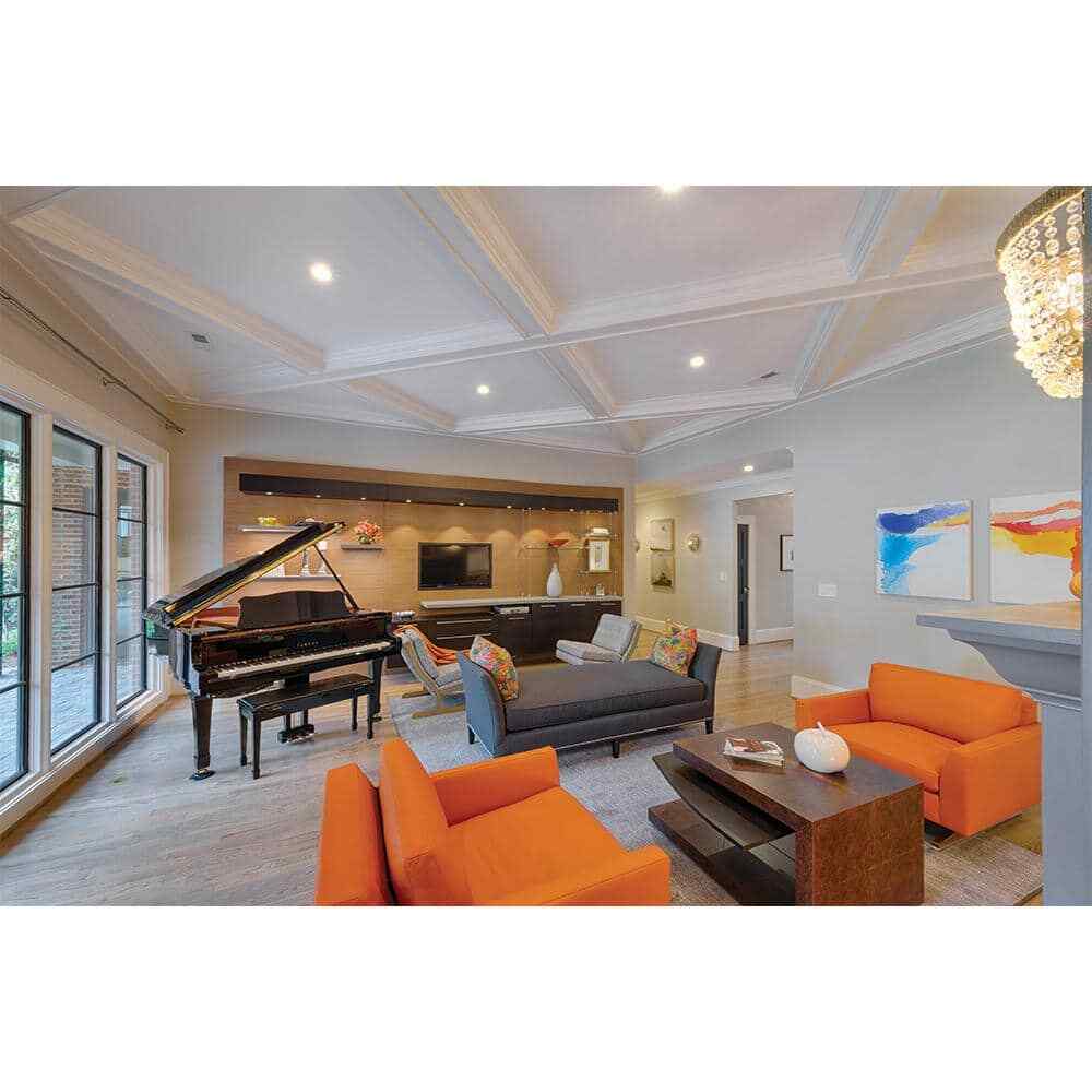Halo 5 in. and 6 in. 2700K LED Recessed Ceiling Light Retrofit Trim at 90 CRI