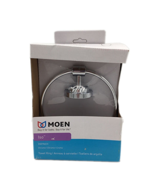 MOEN ISO Towel Ring in Chrome DN0786CH