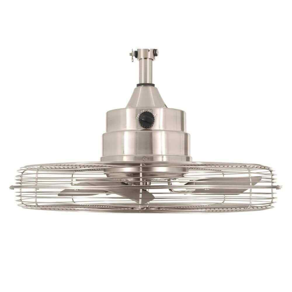 Home Decorators Collection Calthorpe 20 in. Portable Brushed Nickel Ceiling Fan