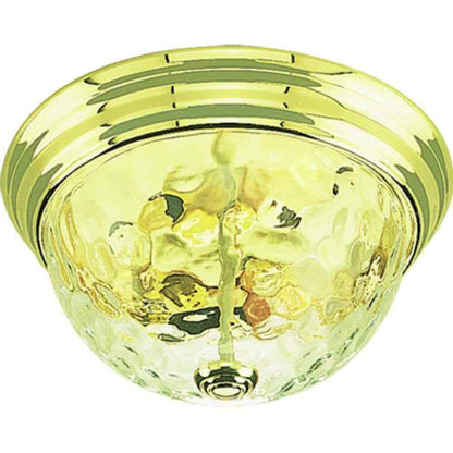 Volume Lighting 2-Light Polished Brass Flush Mount V7542-2
