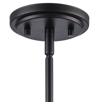Bel Air Lighting Meadowlark 1-Light Black Mini Pendant Light Fixture