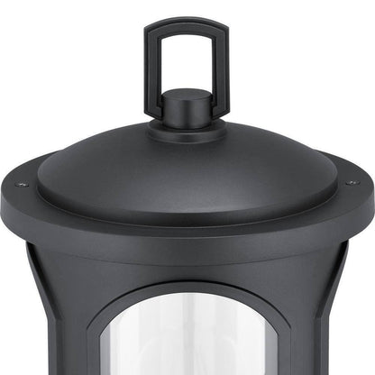 Progress Lighting Faywood 1-Light Matte Black Outdoor Post Lantern