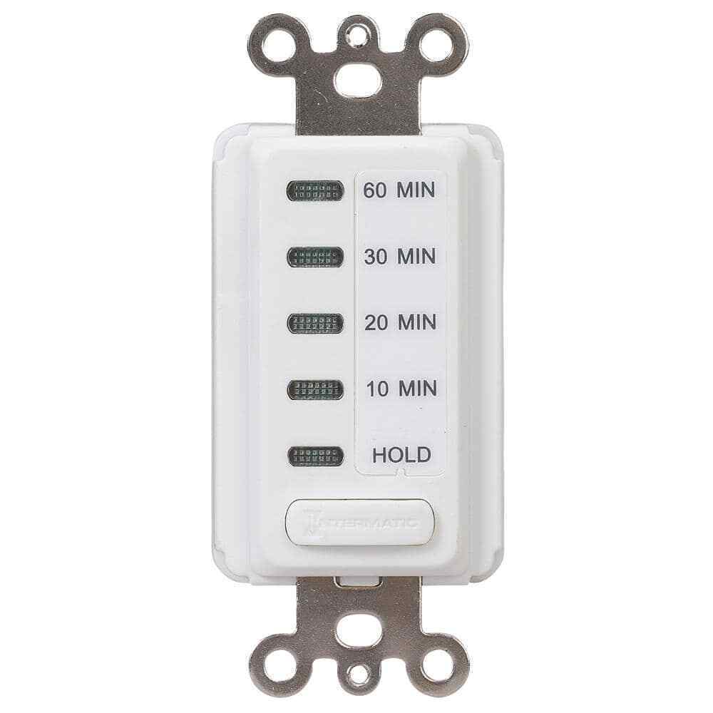 Intermatic 15 Amp 60-Minute Countdown In-Wall Timer - White EC210WK
