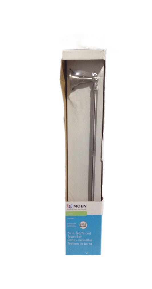 MOEN Sage 24 in. Bathroom Towel Bar in Spot Resist Brushed Nickel
