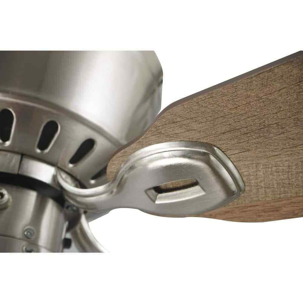 Kennesaw 42 in. Indoor Brushed Nickel Ceiling Fan with Light