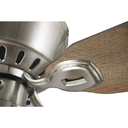 Kennesaw 42 in. Indoor Brushed Nickel Ceiling Fan with Light