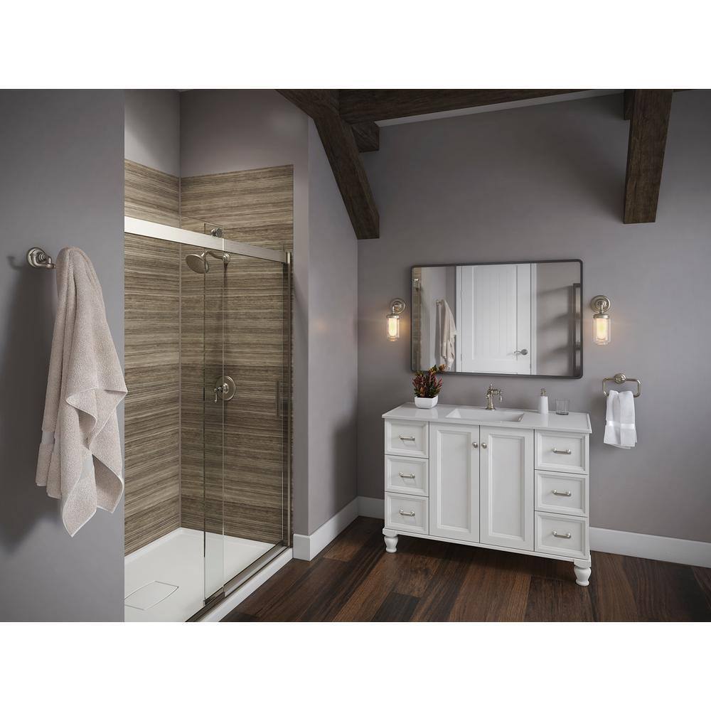 KOHLER Artifacts 1 Light Polished Chrome Indoor Bathroom Vanity Light Fixture