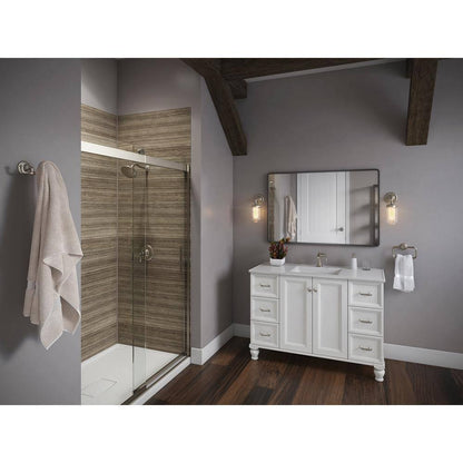KOHLER Artifacts 1 Light Polished Chrome Indoor Bathroom Vanity Light Fixture