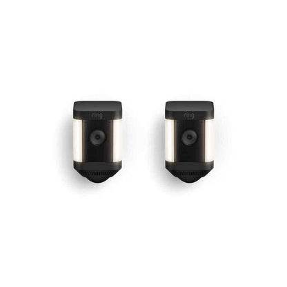 Ring Spotlight Cam Plus Battery Smart Security Video Camera w/ LED Light 2-Pack