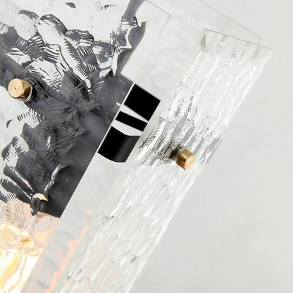 Flint Garden 1-Light Matte Black Rectangle Modern Hanging Mini Pendant