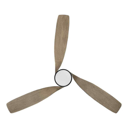 Hampton Bay Halwin 52 in. CCT LED Indoor/Outdoor Matte Black Ceiling Fan