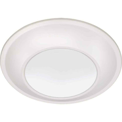 Juno JSBT 7.09 in. Matte White Integrated LED Flush Mount Selectable CCT 4-Pack