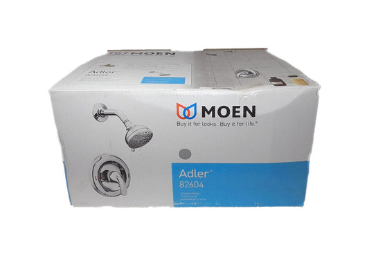 MOEN Adler Single-Handle 4-Spray Shower Faucet w/ Valve Chrome Valve Included