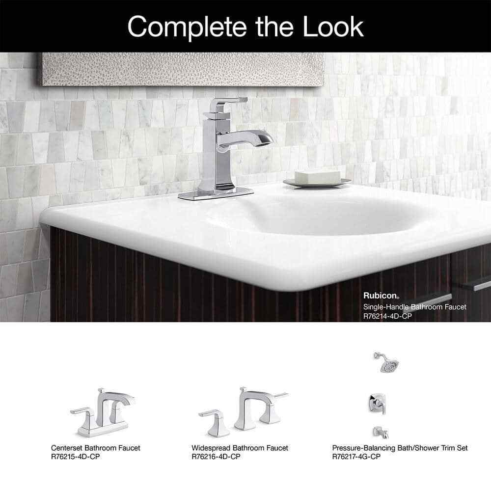 KOHLER Rubicon Single Hole Single-Handle Bathroom Faucet in Polished Chrome