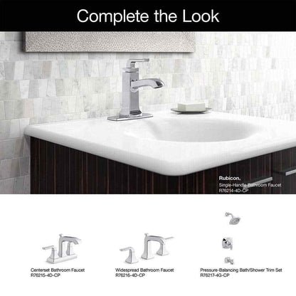 KOHLER Rubicon Single Hole Single-Handle Bathroom Faucet in Polished Chrome
