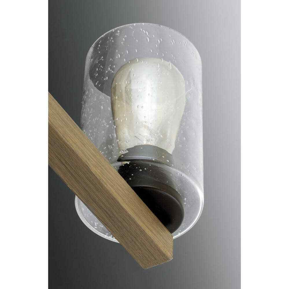 Progress Lighting 2-Light Antique Bronze Clear Seeded Glass Vanity Light
