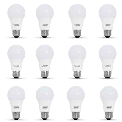 Feit Electric 60-Watt Equivalent LED Light Bulb Bright White 12-Pack