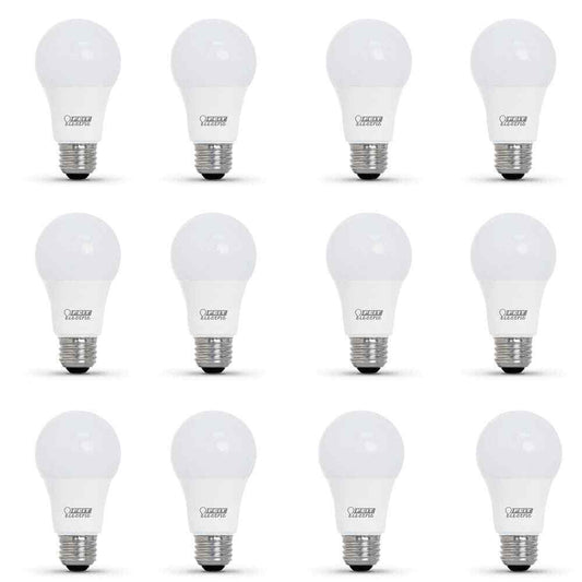 Feit Electric 60-Watt Equivalent LED Light Bulb Bright White 12-Pack