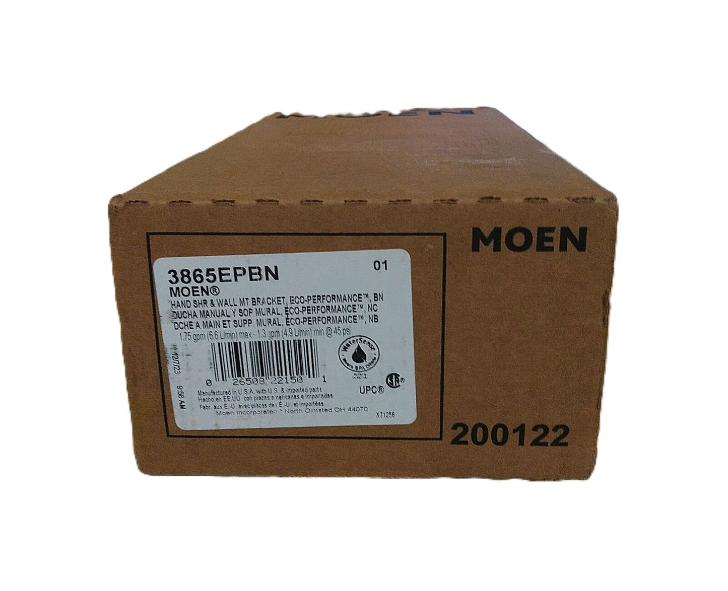 MOEN 1-Spray 4 in. Wall Mount Handheld Shower Head inBrushed Nickel