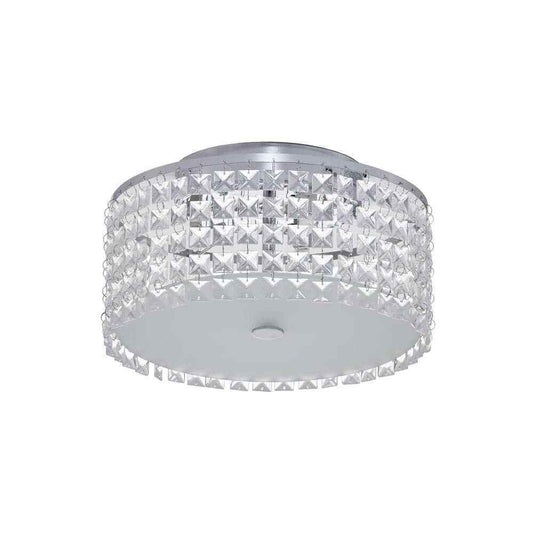 BAZZ Glam Cobalt 3-Light Brushed Chrome Ceiling Light PL3413CC