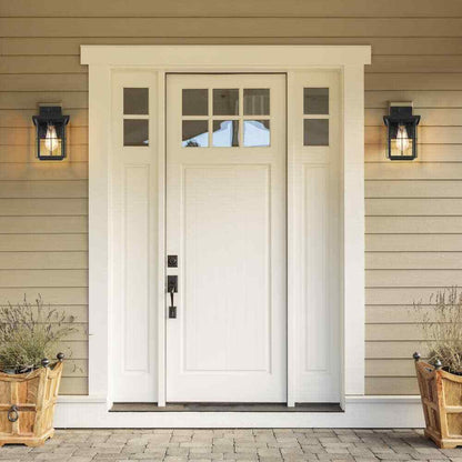 LNC Farmhouse Outdoor Wall Light Modern Black Sconce