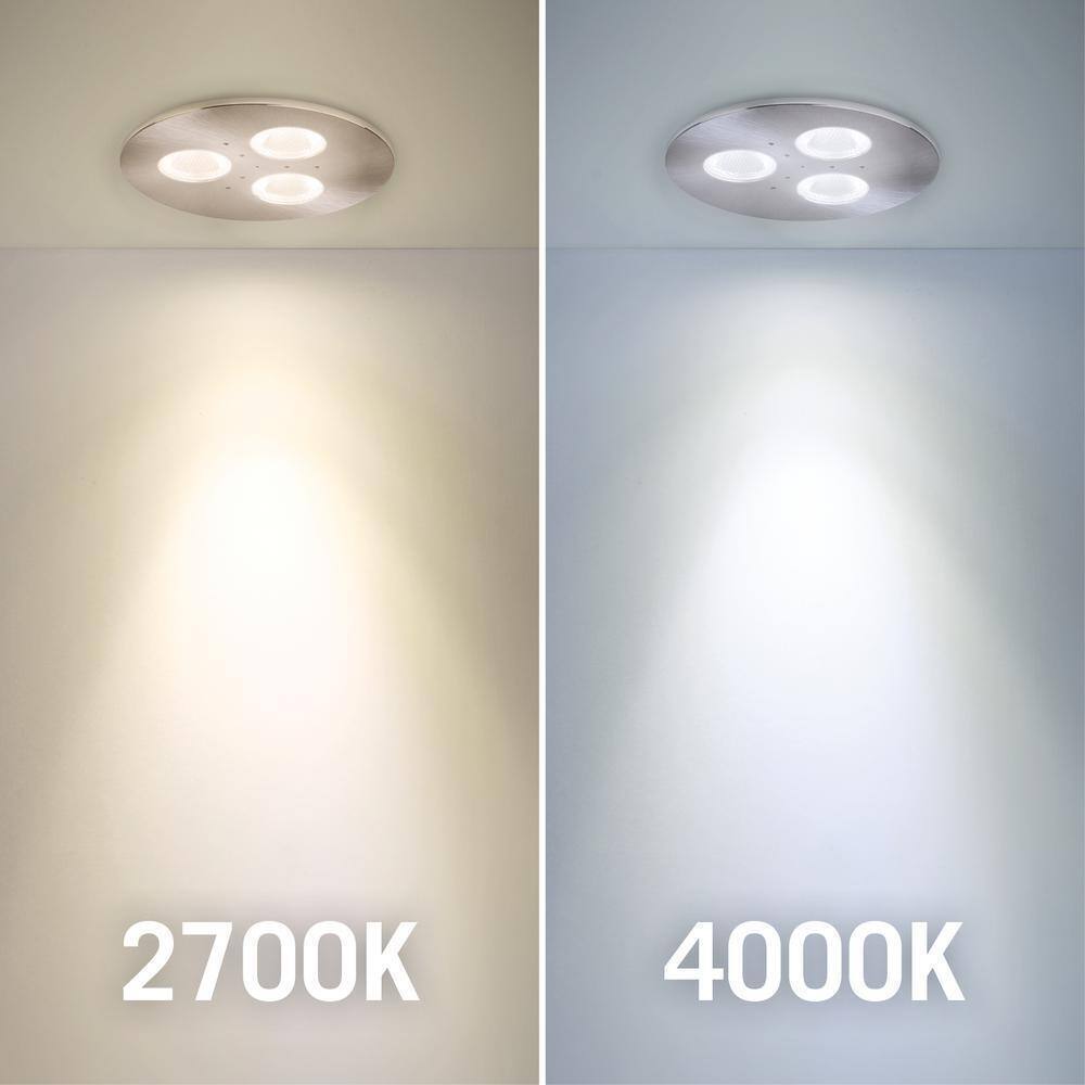 Armacost Lighting Pro-Grade Black LED Satin Warm White Dimmable Puck Light