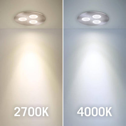 Armacost Lighting Pro-Grade Black LED Satin Warm White Dimmable Puck Light