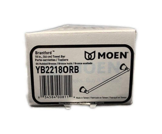 MOEN Brantford 18 in. Towel Bar in Oil Rubbed Bronze YB2218ORB