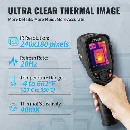 VEVOR Thermal Imaging Camera 240x180 IR Resolution 43200 Pixel Infrared Camera