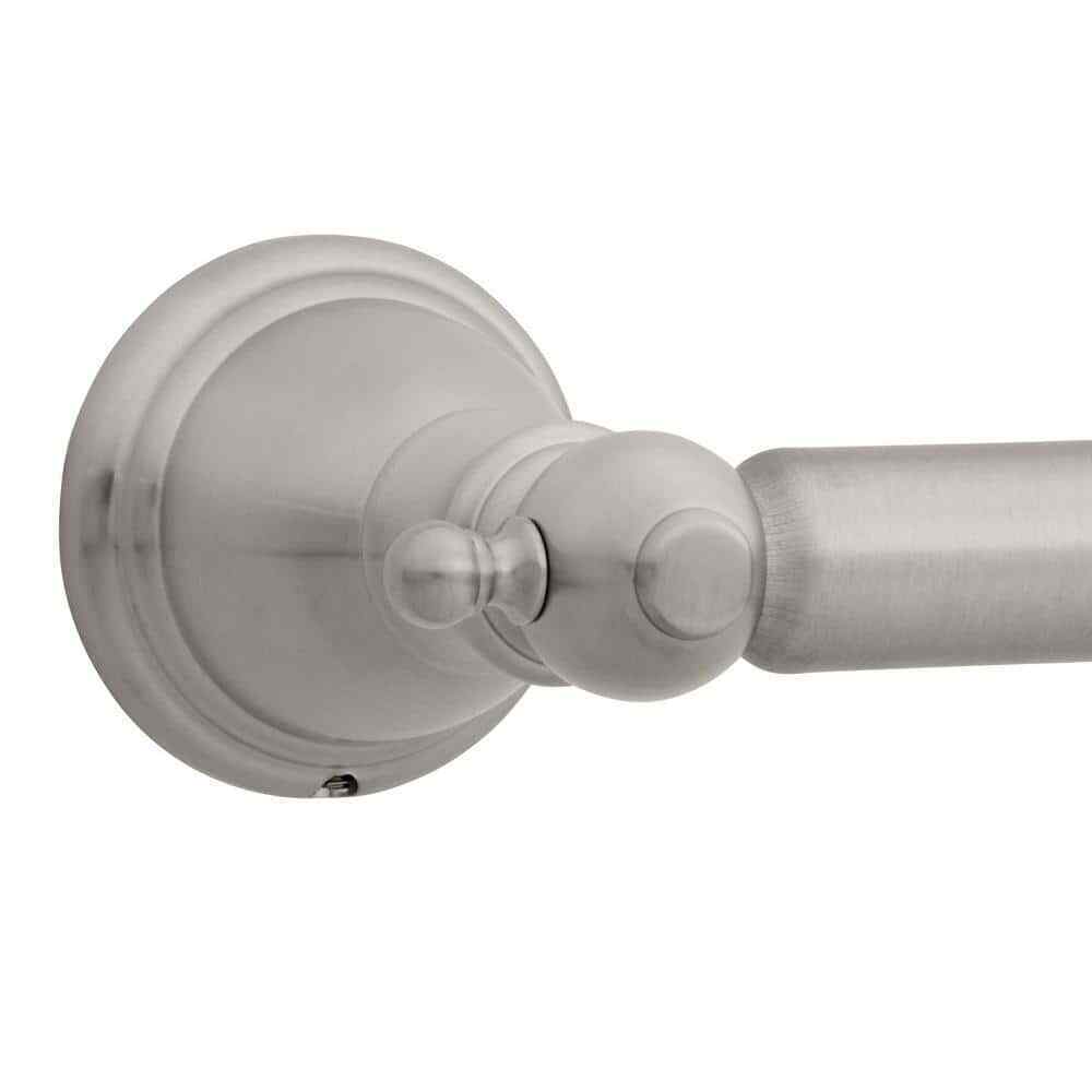Glacier Bay Lyndhurst Double Post Toilet Paper Holder in Brushed Nickel