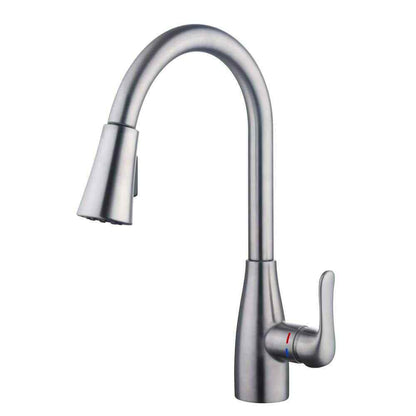 Glacier Bay McKenna 1-Handle Pull Down Sprayer Kitchen Faucet in Stainless Steel