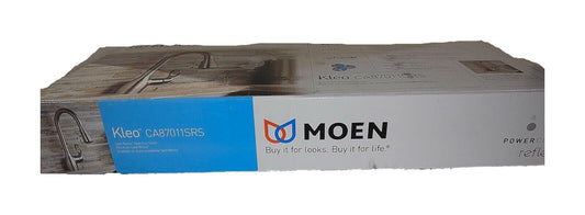 MOEN Kleo Single-Handle Pull-Down Sprayer Kitchen Faucet w/ Reflex & Power Clean