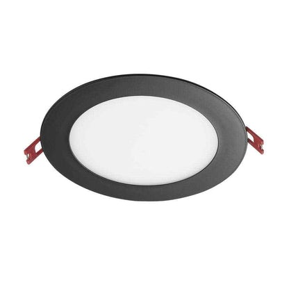 Commercial Electric 6 in. Selectable Canless Recessed Integrated Kit Matte Black