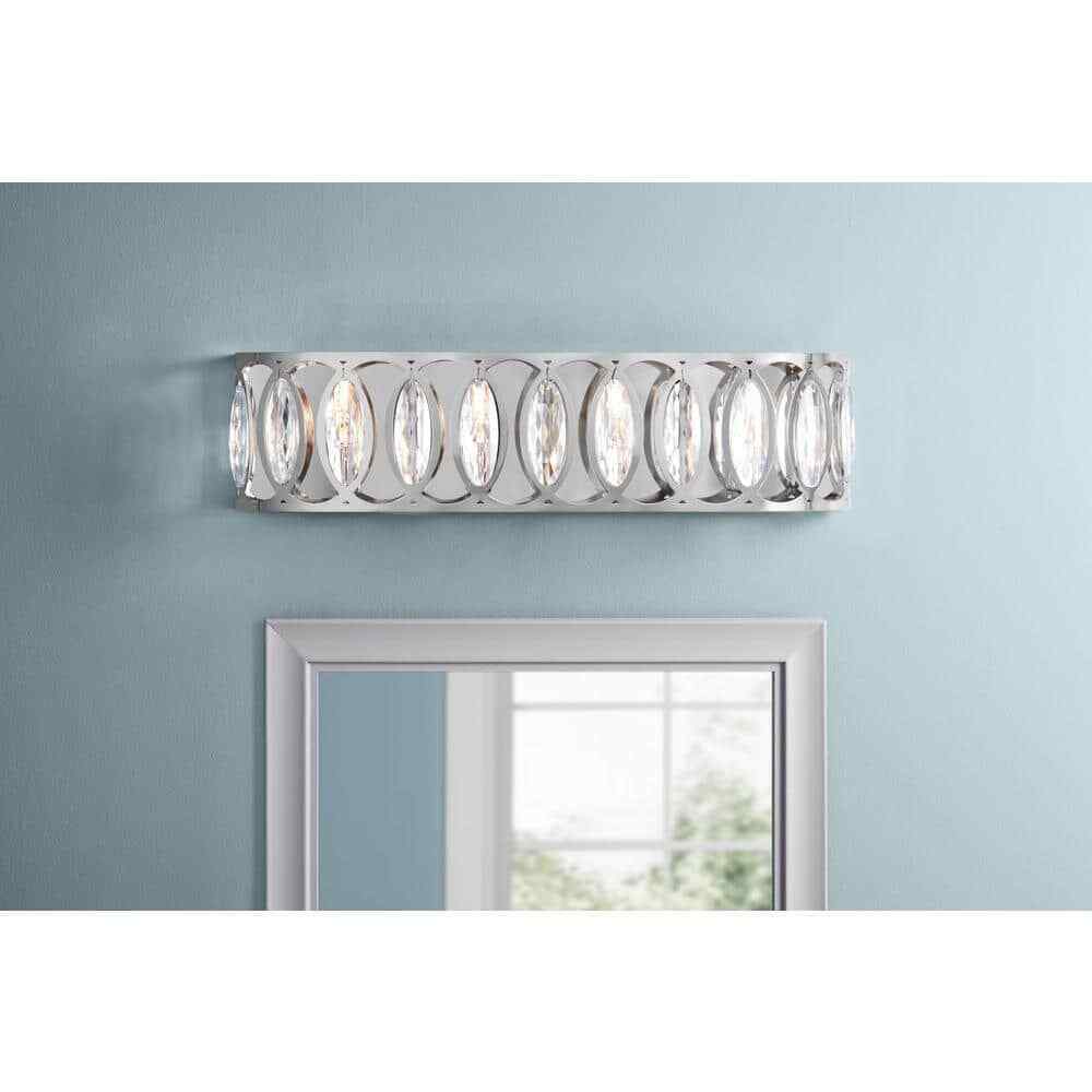 Home Decorators Collection Westchester 24 in. 4-Light Chrome Vanity Light