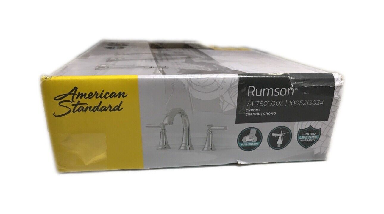 American Standard Rumson 8 in. Widespread 2-Handle Bathroom Faucet in Chrome