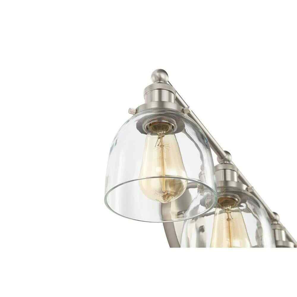 Home Decorators Evelyn 4-light Brushed Nickel Modern Industrial Indoor Vanity