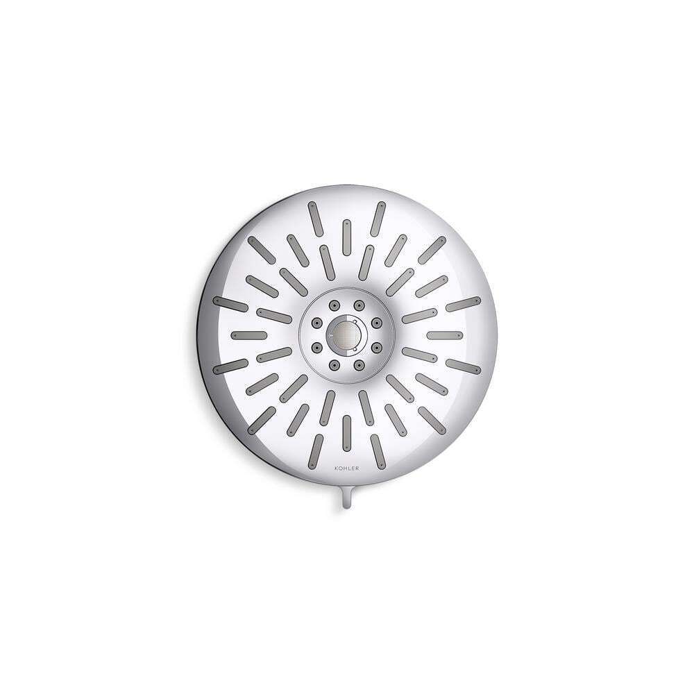 KOHLER Bellerose 3-Spray Patterns 1.75 GPM 8 in. Wall Mount Fixed Shower Head
