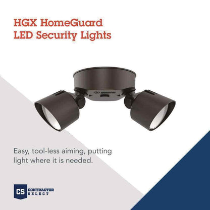 Lithonia Lighting Contractor Select HGX Dark Bronze Outdoor LED Flood Light